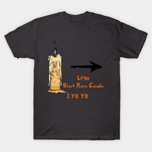 Lit Black Flame Candle T-Shirt